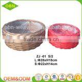 Wholesale High Quality Colorful Decorative Garden Handmade Wicker Basket Flower Pot thumbnail-3