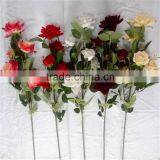 Making Crystal Rose Flower Artificial Rose Polyester Artificial Flower thumbnail-3