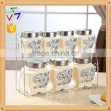 Ceramic Canister Tea Coffee Sugar Set thumbnail-1