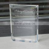 China Business Crystal Clear Custom Shaped Acrylic Awards thumbnail-4