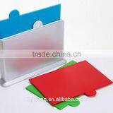 Wholesale 4pcs Plastic Cutting Board Set With Stand for Kitchen/plastic Chopping Board thumbnail-4