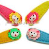 Hot 2017 Best Selling New Product Decorative Custom Handmade Fabric China Supplier Felt Cheap Clip Hair thumbnail-1
