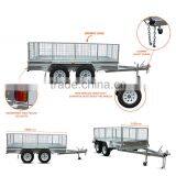 NEW 10x5 Tandem AXLE Box UTILITY Trailer 900MM CAGE Fully Welded GALVANISED FOR SALE thumbnail-2