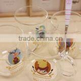 Hand Made Glass Hot Chocolate Mugs With Handle thumbnail-2