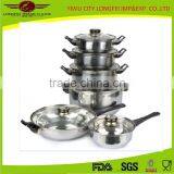 High Quality 6pcs Stainless Steel Cooking Pot Set thumbnail-1