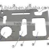 Wholesale Stainless Steel Emergency Survival Multifunction Credit Card Knife thumbnail-2