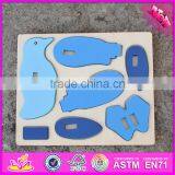 2017 New Product Diy 3d Penguin Wooden Animal Jigsaw Puzzles W14G041 thumbnail-4