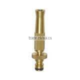 Brass Garden Hose Nozzle With 3",3.5",4" Adjustable Spray Straight Water Jet to Hollow Spray thumbnail-1