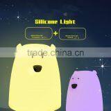 Portable Touch Sensor Rechargeable Cute Bear Silicone Led Night Light thumbnail-4