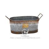 Rustic Beverage Tub Galvanzied Bucket thumbnail-2