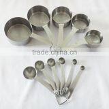 11pc Stainless Steel Measuring Spoon & Cup Set thumbnail-1