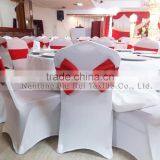 Colorful Pre - Tie Bow Spandex Chair Band Lycra Chair SashFor Wedding Decor thumbnail-3