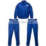 OEM Polycotton Antistatic Blue Workwear Suit Work Jacket And Work Pants thumbnail-1