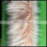 Soft Plush Fake Faux Jacqurd Tip Dyeing Imitation Fox Fur Costume Fabric thumbnail-6