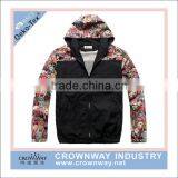 100% Polyester Sublimation Custom Printed Mens Sport Jacket Windbreaker