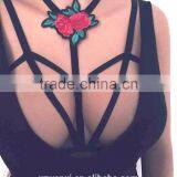 Sexy Garter Belt Wholesale Cage Bra Underwear Women Tank Tops Wholesale Garter Belt Strappy Sexy Lingerie Harness Lingerie thumbnail-2