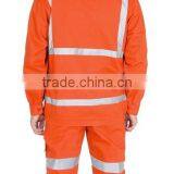 EN11612 100%cotton Flame Retardant Workwear T/C 65/35 Antistatic Garment,waterproof Oil Repellent Uniform thumbnail-2