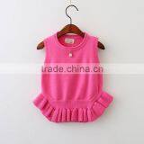 Korean Style Sweater Loose Knitted Vests Patterns for Children Girl thumbnail-2