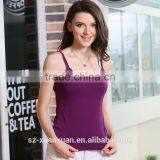 2017 Plain Cotton Ladies Tank Tops thumbnail-4