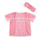 Wholesale Crocet Lace Vest Flower Pattern for Baby thumbnail-2