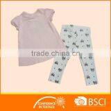 New Summer Boutique Soft Cotton Baby Girl Kids Clothing Set thumbnail-2