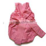 Wholesale Children Boutique Clothing Baby Soild Color Bodysuit Infant Girls Soft Casual Wear Rompers thumbnail-2