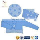 Baby Clothes Set,Baby Cardigan Sweater Hat and Scarf Sets thumbnail-1