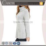 Ladies Long Sleeve Turtleneck Sweater thumbnail-1