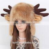 2016 Faux Fur Winter Hats Animal Hats Plush Animal Hat thumbnail-5