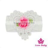 FDK263 Lovebaby Flower Pattern Barefoot Sandals With Headband Factory Cheap Wholesale Baby Sandals thumbnail-2