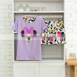 New Arrival Super Soft Cotton Cartoon Sunmmer Pajama Suit for Girls thumbnail-1