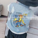 S17630A 2017 Spring Autumn Children Cartoon Coat Kids Denim Jacket thumbnail-4