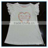 Children Girls Printting Bubble Sleeve t Shirt, Girl t Shirts Printed Designs, Fancy Girl Short Sleeve t Shirt thumbnail-2