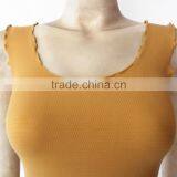 Plain Seamless Lady Fashion Nude Tank Top thumbnail-4