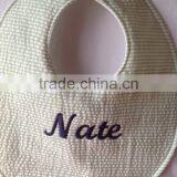 New Arrival Baby Shower Gift Seersucker Bib thumbnail-6