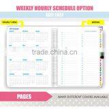 Greyboard Cover Spiral Planner Custom, Personal Diary Planner With Gold Corner thumbnail-2