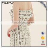 Factory Custom Made Strapless Ruffle One Piece Sexy Ladies Fashion Jumpsuit thumbnail-3