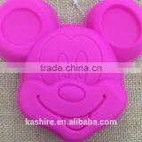 Wholesale High Quantity Eco-friendly Mickey Mouse Shape Silicone Chocolate Mould,soap Mold,diy Cake Mould thumbnail-1