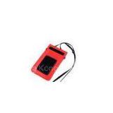 Nylon / TPU Small Red WaterProof Dry Bags for Protect Mobile Phone when diving, surfing