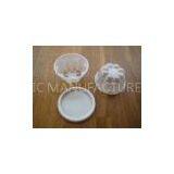 120ml Disposable Ice Cream Cups With Lid Plastic Octagon Bulb 4oz