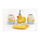 Customized Children 4 piece Lovely Duck Bathroom Set for Home , Hotel
