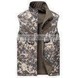 Wholesale Softshell Reversible Mens Sleeveless Jacket