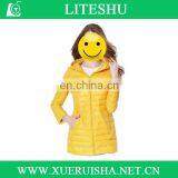 Oem Logo Printed Women Winter Outwear Down Jacket in Nylon thumbnail-1