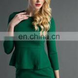 2016 Latest Popular Hot Sale Super Soft Elegant Office Dress for Ladies Wholesale Made in China thumbnail-4