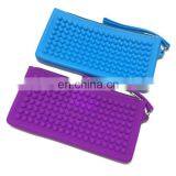 Silicone Zip Pouch Wallets Coin Purse Bags Pencil Case Gifts Box Women Travelling Pouch thumbnail-4