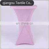 2020 factory sell high elastic milk silk fabric Cocktail table cover