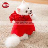 Pet Dog Cat Christmas Clothes Cloak Hoodwinked Woolen Overcoat With Fuzzy Ball for Pomeranian thumbnail-6