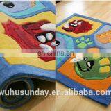 Kids Home Designs Bedroom Decorating Cartoon Design Shaggy Carpet thumbnail-2