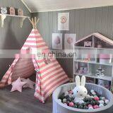 Stripe Pattern Kids Teepee Tent Children Play Tent Indian Kids Teepee Tent thumbnail-2