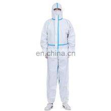 Disposable CE Cat III Type 3B/4B/5B/6B Protective Clothing Overalls Ppe Chemical Elastic Waistband & Cuffs Protection Coverall thumbnail-1